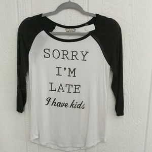 Graphic raglan size XS